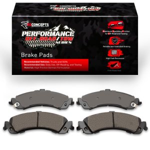 GMC Sierra 1500 HD Brake Pads - Rear - R1 Concepts - Off-Road/Tow - `00-`06
